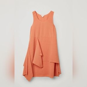 Cos Plisse Cotton Dress